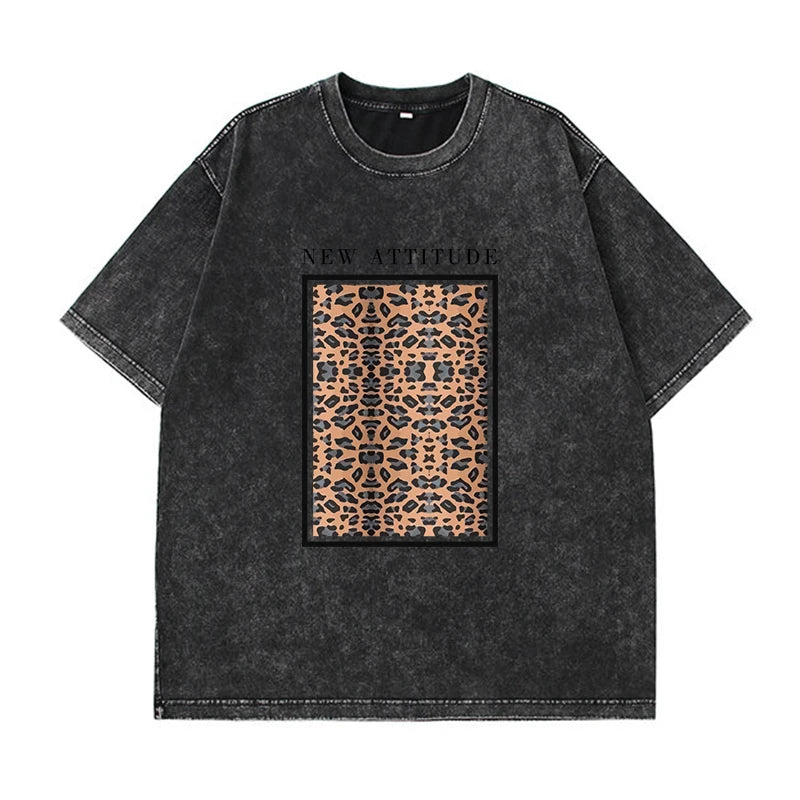 Washed Graphic Long Sleeve T-Shirt – Vintage Oversized Streetwear for Women - 3KDyn